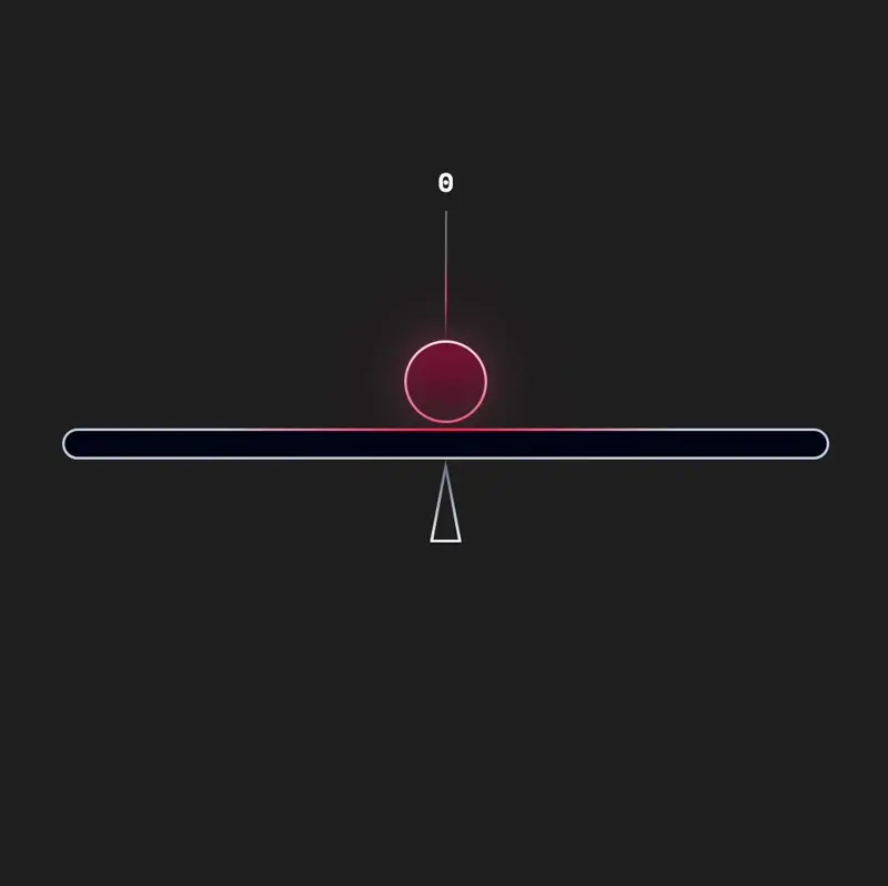 Centered Seesaw Slider